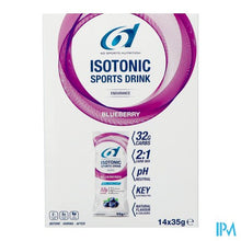 Load image into Gallery viewer, 6d Isotonic Sports Drink Blueberry Pdr Zakje14x35g