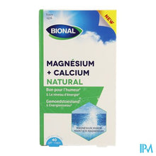 Charger l'image dans la galerie, Bional Magnesium Calcium Natural Caps 40