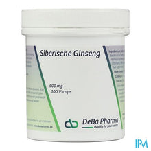 Afbeelding in Gallery-weergave laden, Siberian Ginseng Caps 100x650mg Deba