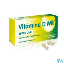 Charger l'image dans la galerie, Vitamine D Will 25000ie Zachte Caps 12