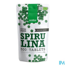Afbeelding in Gallery-weergave laden, Purasana Vegan Spirulina 500mg Tabl 500