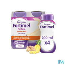 Afbeelding in Gallery-weergave laden, Fortimel Protein 2.4kcal Tropisch Gember 4x200ml