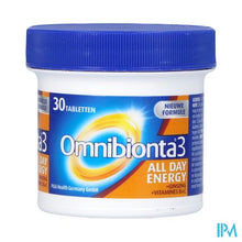 Load image into Gallery viewer, Omnibionta3 All Day Energy Multivitamines voor Energie (30 tabletten)