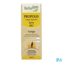 Afbeelding in Gallery-weergave laden, Herbalgem Propolis Breed Spectrum Bio Spray 15ml