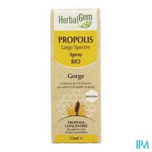 Afbeelding in Gallery-weergave laden, Herbalgem Propolis Breed Spectrum Bio Spray 15ml