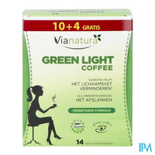 Afbeelding in Gallery-weergave laden, Vianatura Green Light Coffee Zakje 10+4 Gratis