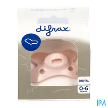 Charger l'image dans la galerie, Difrax Fopspeen Dental 0-6m Uni/pure Roze/blossom