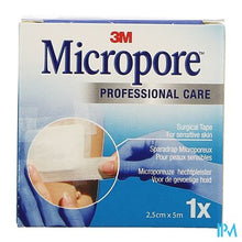 Charger l'image dans la galerie, Micropore 3m Tape Refill 25,0mmx5m Rol 1 1530p-1s