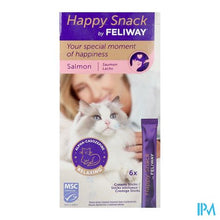 Load image into Gallery viewer, Feliway Happy Snack Salmon Sticks 6