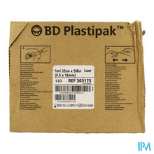 Afbeelding in Gallery-weergave laden, Bd Plastipak Spuit+nld Tuberculine 1ml+25g 5/8 120