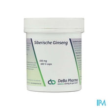 Afbeelding in Gallery-weergave laden, Siberian Ginseng Caps 100x650mg Deba