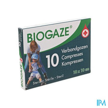 Afbeelding in Gallery-weergave laden, Biogaze 10 Verbandgazen 10 x 10 cm