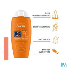 Afbeelding in Gallery-weergave laden, Avene Zon Spf50+ Fluide Sport 100ml