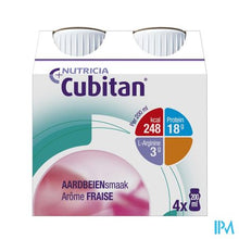 Afbeelding in Gallery-weergave laden, Cubitan Aardbei 4x200ml
