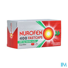 Charger l'image dans la galerie, Nurofen 400 Fastcaps Caps 30x400mg