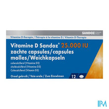 Charger l'image dans la galerie, Vitamine D Sandoz 25000iu Caps Zacht 12