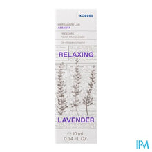 Afbeelding in Gallery-weergave laden, Korres Kb Parfum Drukpunt Relaxerend.lavendel 10ml