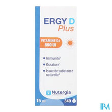Load image into Gallery viewer, Ergy D Plus Fl 15ml Nf