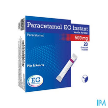 Afbeelding in Gallery-weergave laden, Paracetamol EG Inst.500Mg Vanil-Aardbei Zakje 20