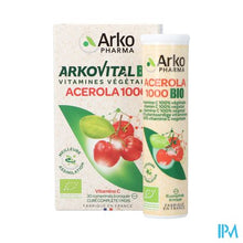 Charger l'image dans la galerie, Arkovital Acerola 1000 Bio Kauwtabl 30