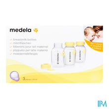 Charger l'image dans la galerie, Medela Set 3 Melkflesjes Bedrukt 150ml