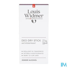 Afbeelding in Gallery-weergave laden, Widmer Deo Dry Stick Antiperspirant Zonder Parfum 50ml
