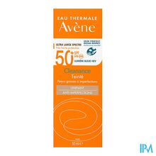 Afbeelding in Gallery-weergave laden, Avene Zon Spf50+ Cleanance Getint 50ml