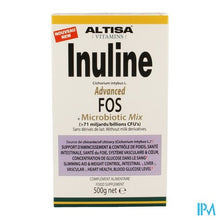 Afbeelding in Gallery-weergave laden, Altisa Inuline Adv.fos Preflora+proflora Mix 500g
