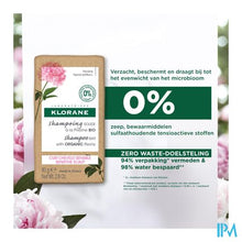 Afbeelding in Gallery-weergave laden, Klorane Capil. Sh Bar Pioenroos 80g