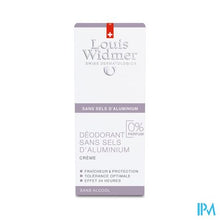 Load image into Gallery viewer, Widmer Deo Creme Zonder Aluminium N/parf 40ml
