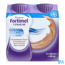 Afbeelding in Gallery-weergave laden, Fortimel 1.5kcal Chocolade 4x200ml