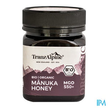 Afbeelding in Gallery-weergave laden, Tranzalpine Bio Manuka Honing Mgo 550+ 250g