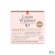 Load image into Gallery viewer, Widmer Nutriderm Pigmacare Dagcr Uv50 Nparf 50ml