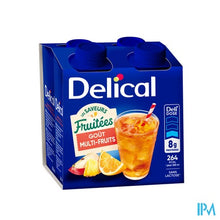 Afbeelding in Gallery-weergave laden, Delical Fruitdrink Multivruchten 4x200ml