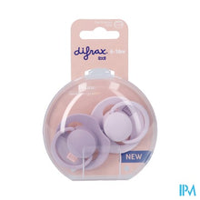 Afbeelding in Gallery-weergave laden, Difrax Dynamic Fopspeen 6-18m Prime Lilac/violet 2
