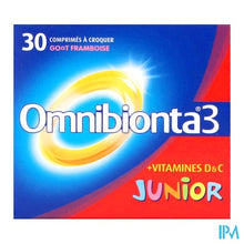 Charger l'image dans la galerie, Omnibionta3 Junior Multivitamines voor Kinderen (30 tabletten)

