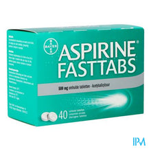 Afbeelding in Gallery-weergave laden, Aspirine Fasttabs 500mg Filmomh Tabl 40
