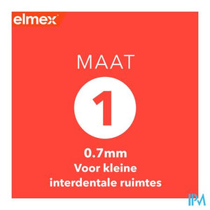 Elmex Set Interdentale Borsteltjes Iso 1 0,7mm 8