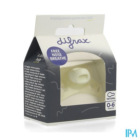 Difrax Fopspeen Natural 0-6m Special Edit. Creme