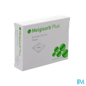 Melgisorb Plus Kp Ster 5x 5cm 10 252000