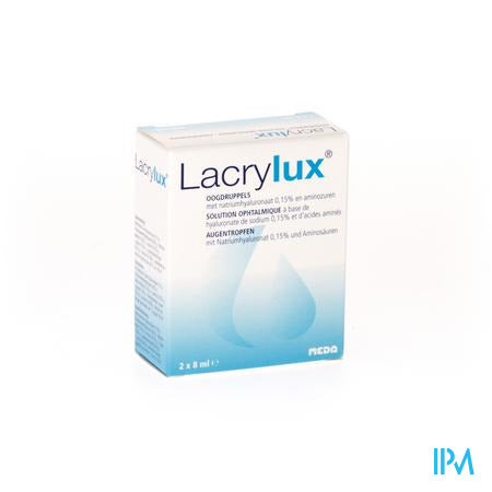 Lacrylux Collyre Fl 2x8ml