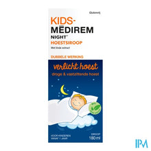 Afbeelding in Gallery-weergave laden, Kids Medirem Night Hoestsiroop 180ml
