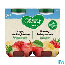 Charger l'image dans la galerie, Olvarit Fruit Appel Aardbei Zwarte Bes 2x200g 8m60
