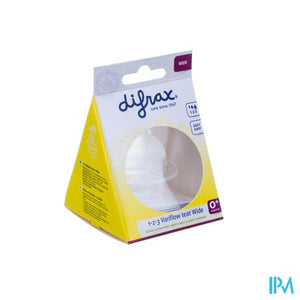 Difrax Flessenspeen Natural Wide 1-2-3 677