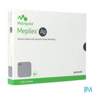 Mepilex Ag Verband Steriel 12,5x12,5cm 5 287121