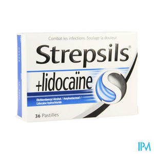 Strepsils + Lidocaine Past 36