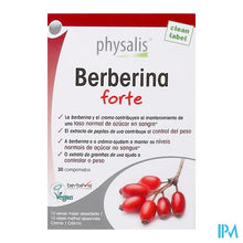 Load image into Gallery viewer, Physalis Berberine Forte Tabl 30
