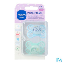 Charger l'image dans la galerie, Mam Perfect Night Fopspeen Silic. 0-6m Blue 2
