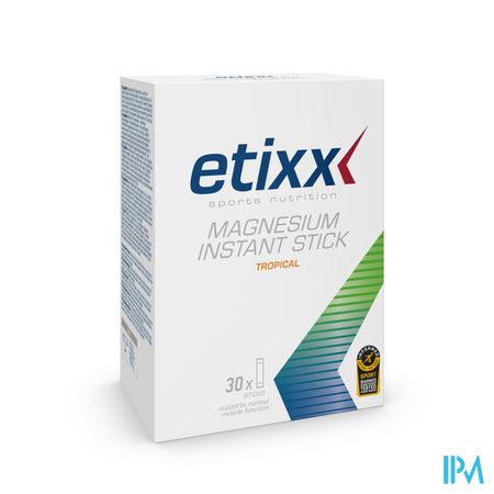 Etixx Magnesium Instant Stick Tropical 30 Sticks