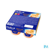 Delical Creme Dessert La Floridine Abrikoos 4x125g